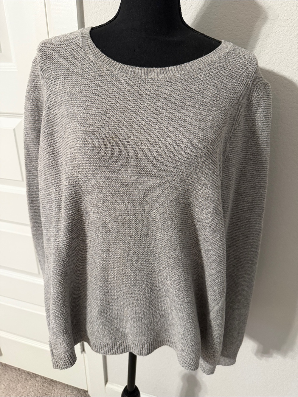 Madewell Heather Gray Crewneck Sweater